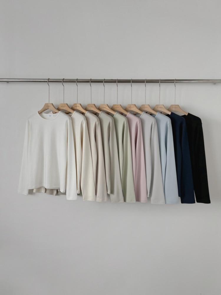 마들렌 랍빠 후라이스 긴팔 티셔츠 면모달 able co 에이블앤코