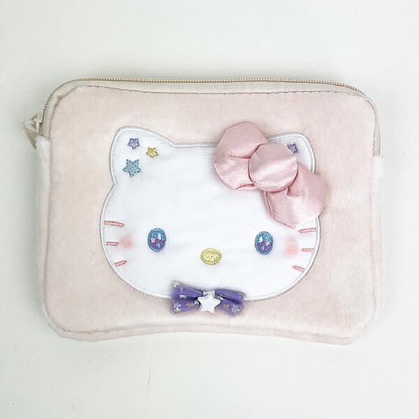 산리오 헤일로키티 유메후와 미니티슈파우치