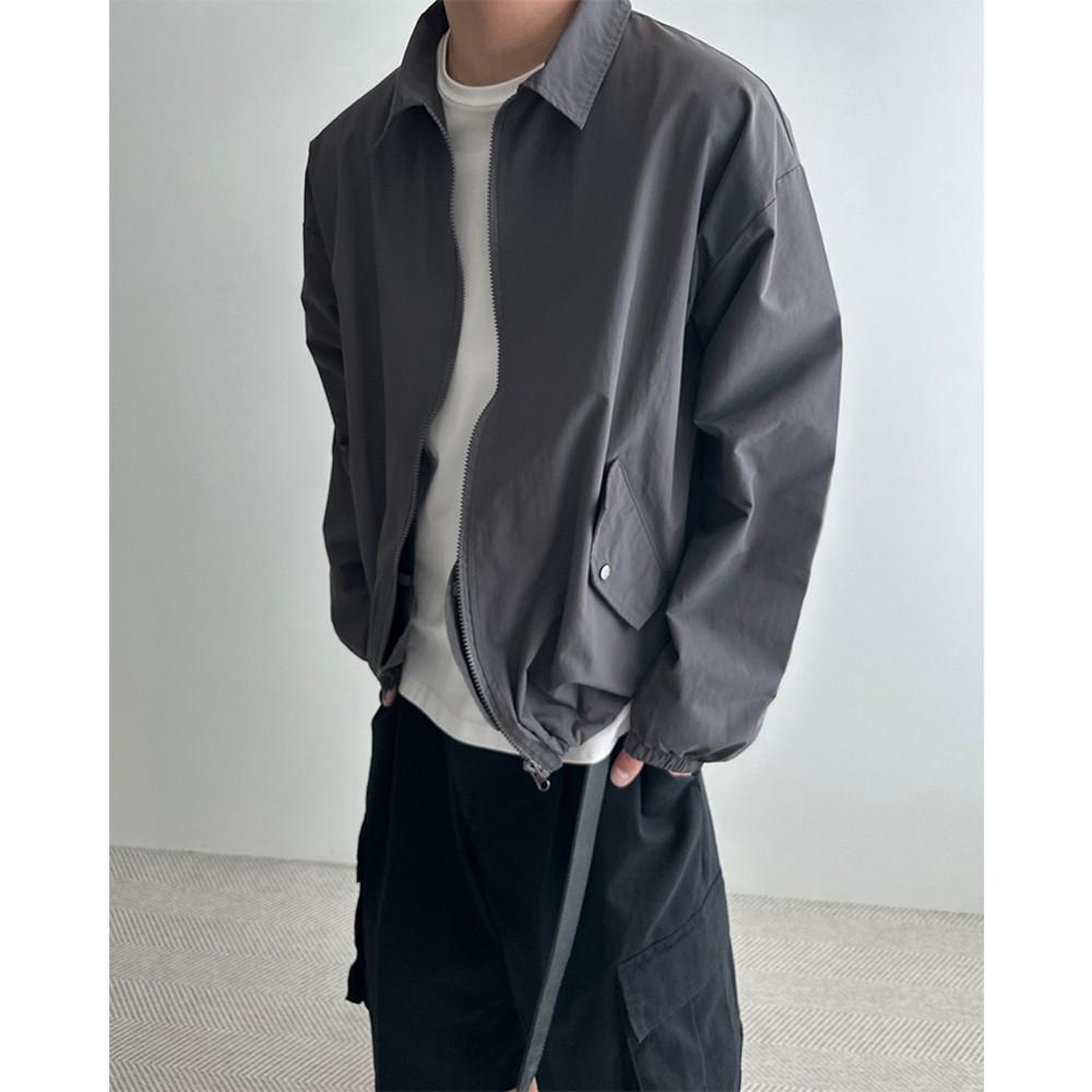 주문폭주 기획)카라 넥 나일론 윈드 자켓 2color