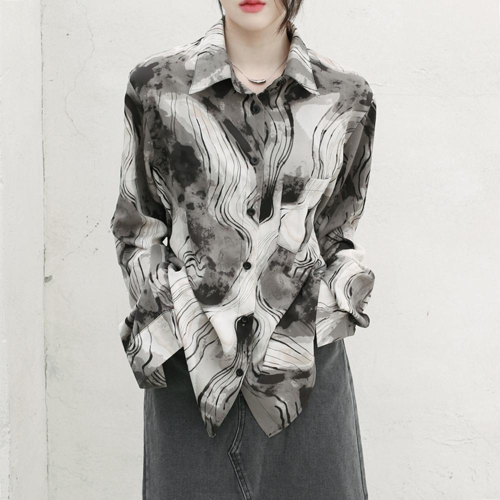 (단독입고) 리칸 에스닉 패턴 셔츠