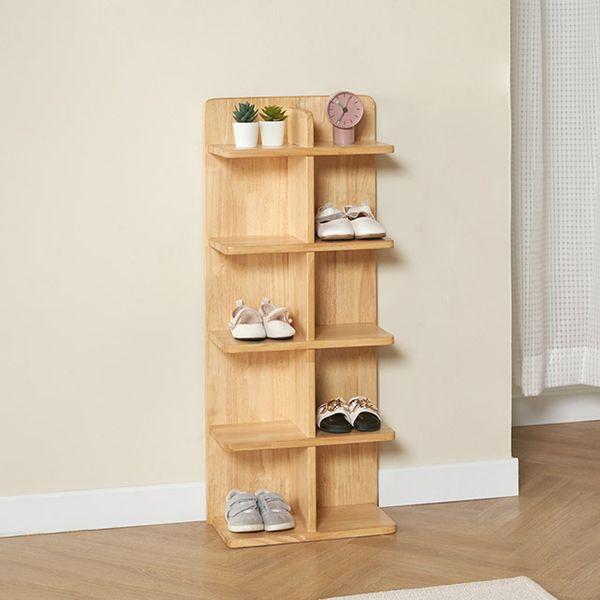 디노 원목 5단 교구장 책장 내추럴 400