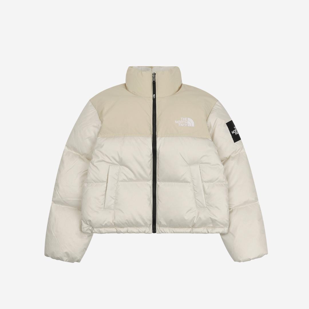 (W) The North Face White Label Novelty Nuptse Down Jacket Cream