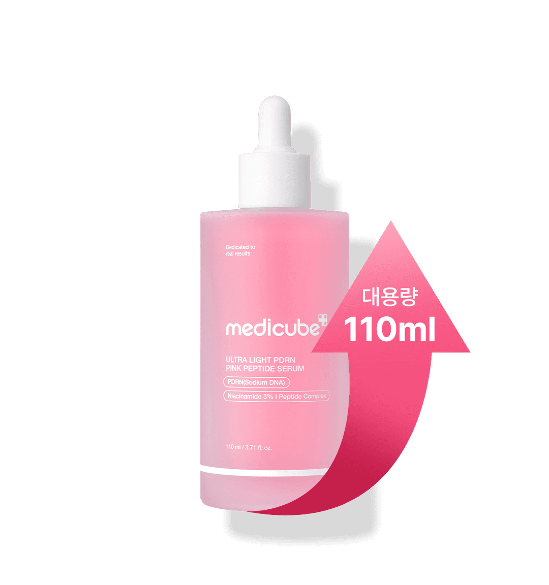 [대용량] 울트라 라이트 PDRN 핑크 펩타이드 앰플 110ml
