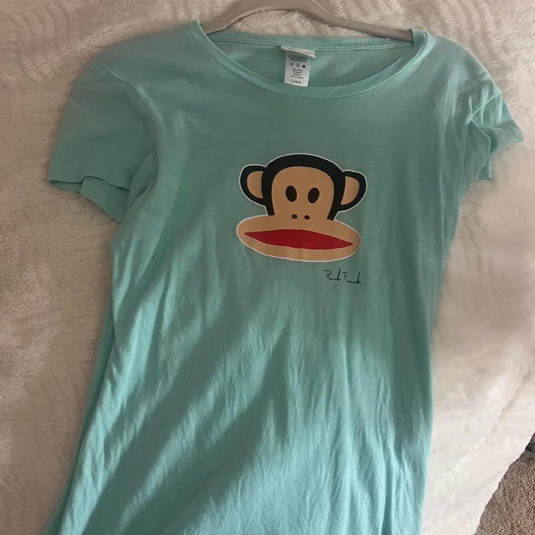 Paul frank vintage y2k sea foam green/ blue shirt-...