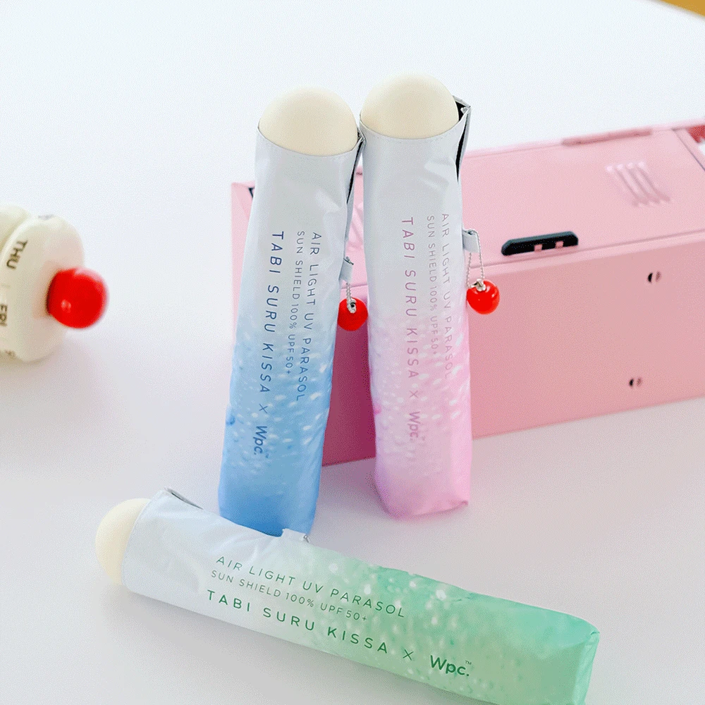 Wpc.양산 크림소다 암막 UV차단 3단양산 801-TA-102