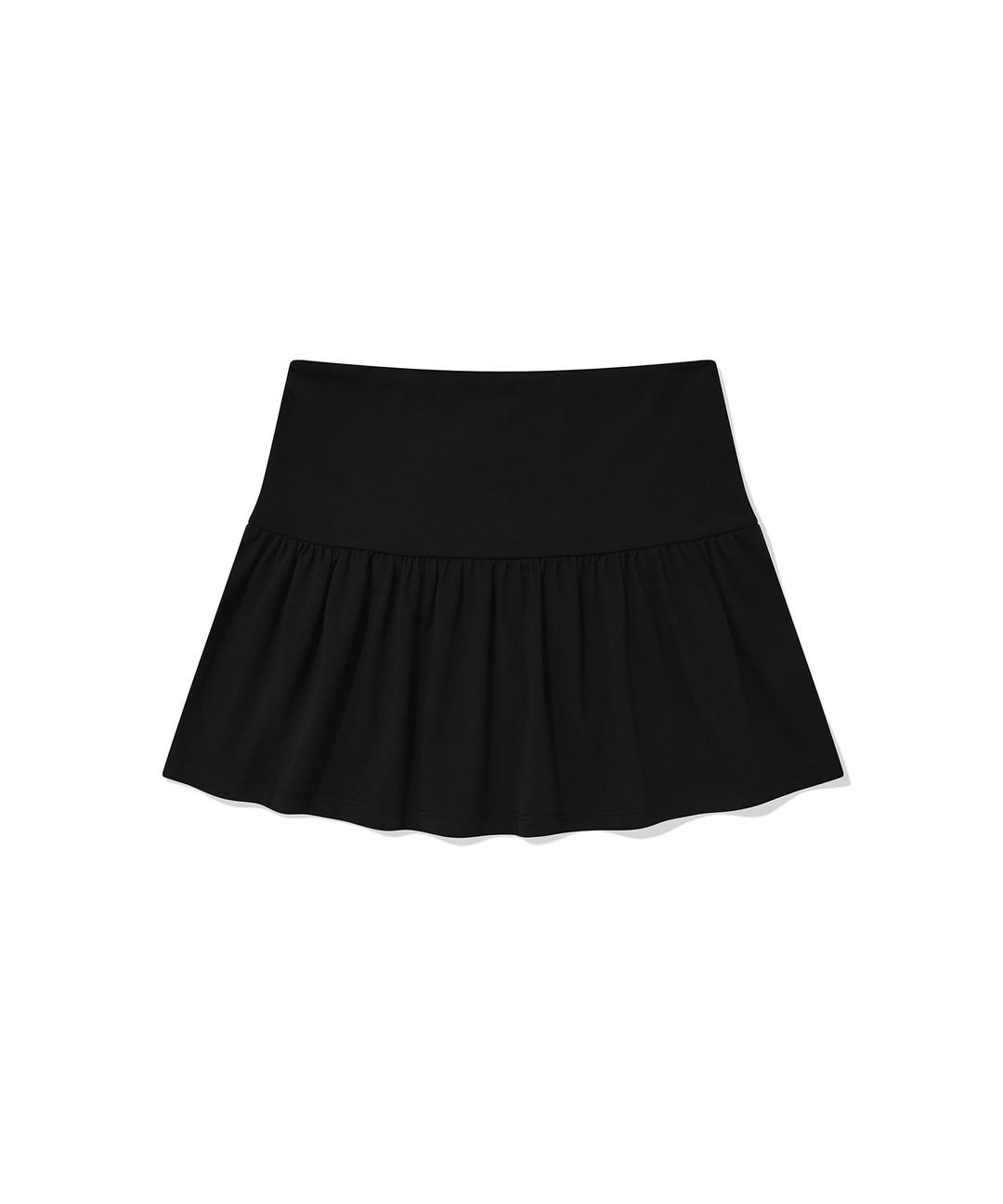 MINI SWEAT SKIRTS [BLACK]