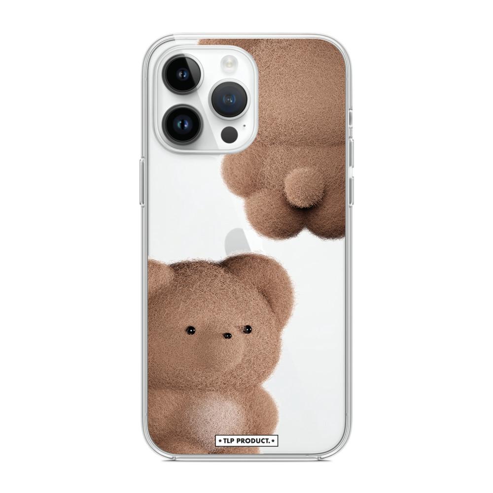 TLP product 플러피 티티베어 젤하드 케이스 아이폰 14 프로 맥스