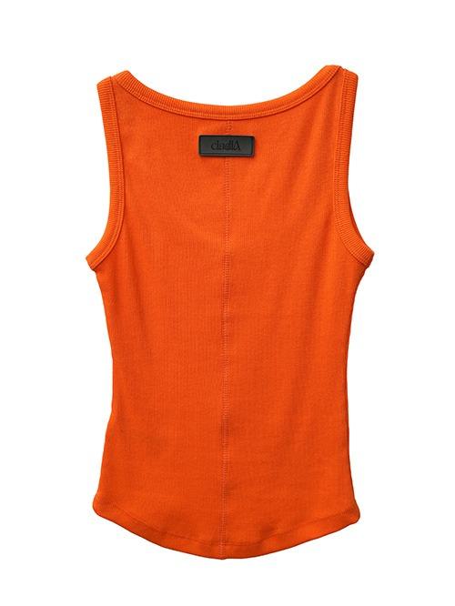 [6/24 예약배송] essential sleeveless, pop orange