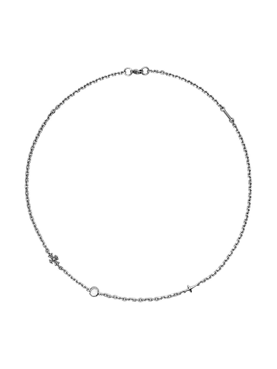 Cross link chain necklace