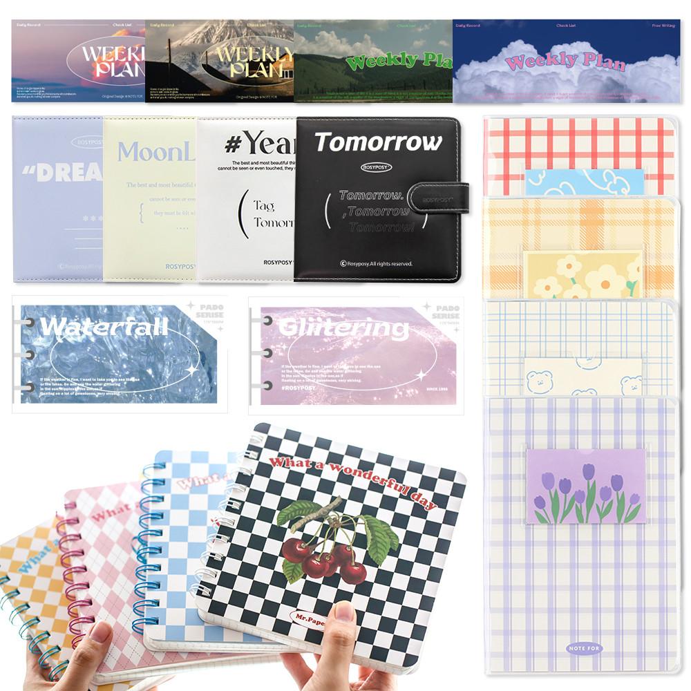 만년 다이어리 40종 정사각 위클리 그리드 다이어리꾸미기 저널 노트