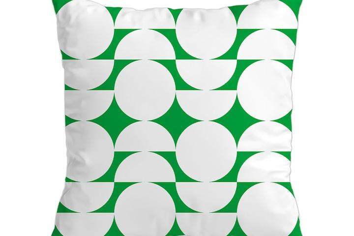 서클 그린 쿠션