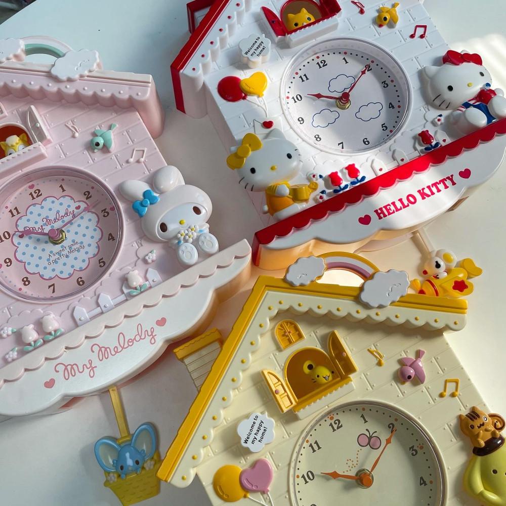 [4차재입고] 4종 산리오 흔들흔들 벽시계 마이멜로디 키티 폼폼푸린 시나모롤