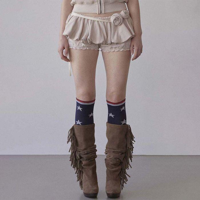 Washed Rose Bloomer Skort Raw