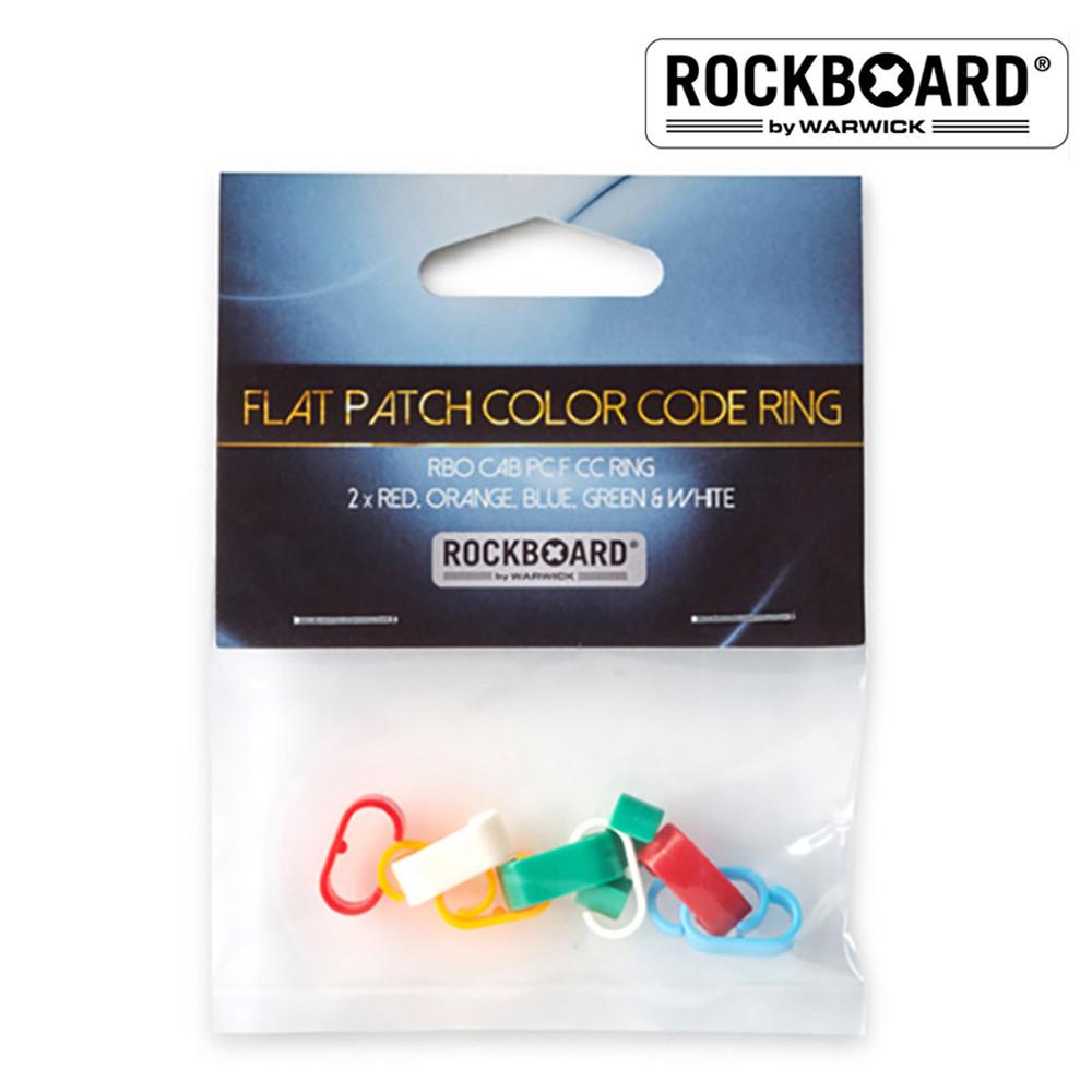 락보드 RockBoard Flat Patch Color Code Ring 케이블 정리 링 (10개 세트)
