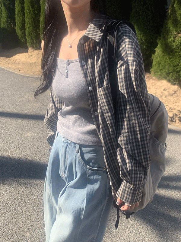 [긱시크] 빈츠 체크 nb - 2color (* 3/4 입고예정)