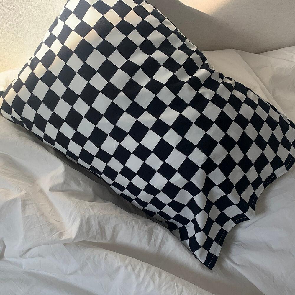checkerboard pillow