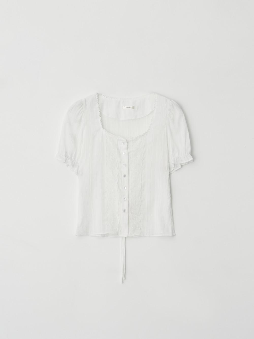 제니오 [made] 썸머 펄 에스닉 블라우스