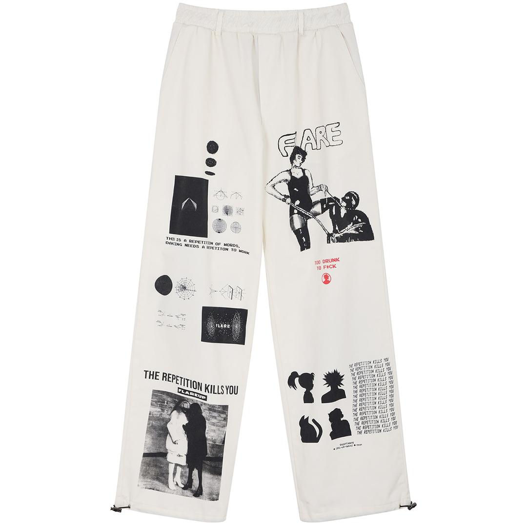 Season Artwork Pants - Off White (FU-220)