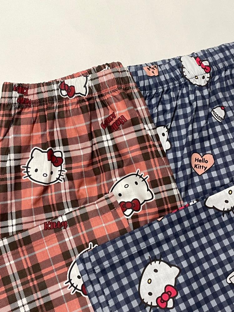 피크닉 키티 9부 바지 잠옷 홈웨어 파자마파티 생일선물