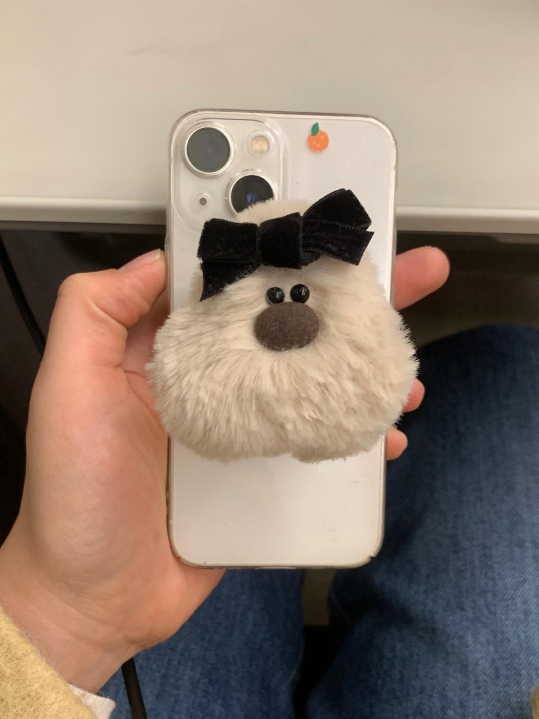 인형 그립톡(리본삐ver.)