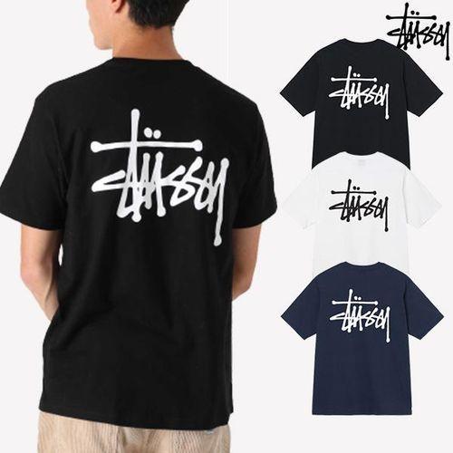 STUSSY 스투시 기본 베이직 로고 반팔 티셔츠 | 머스트잇