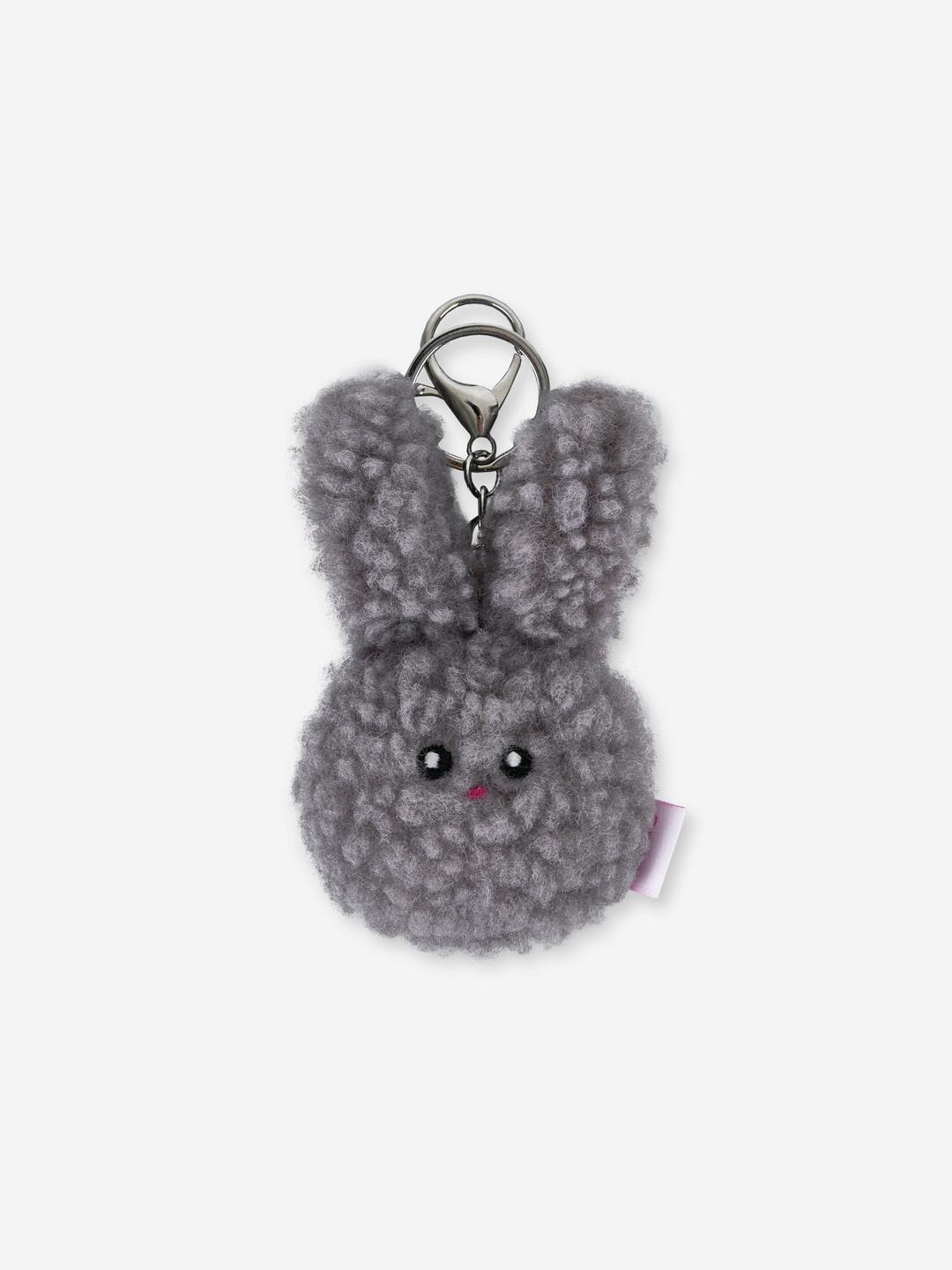 Olivet rabbit face keychain (올톡이) - dark grey