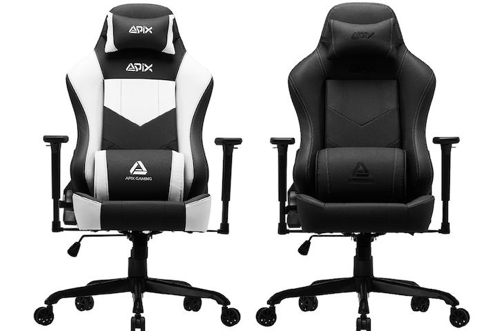 컴퓨터 게이밍 의자 GC003 화이트 블랙