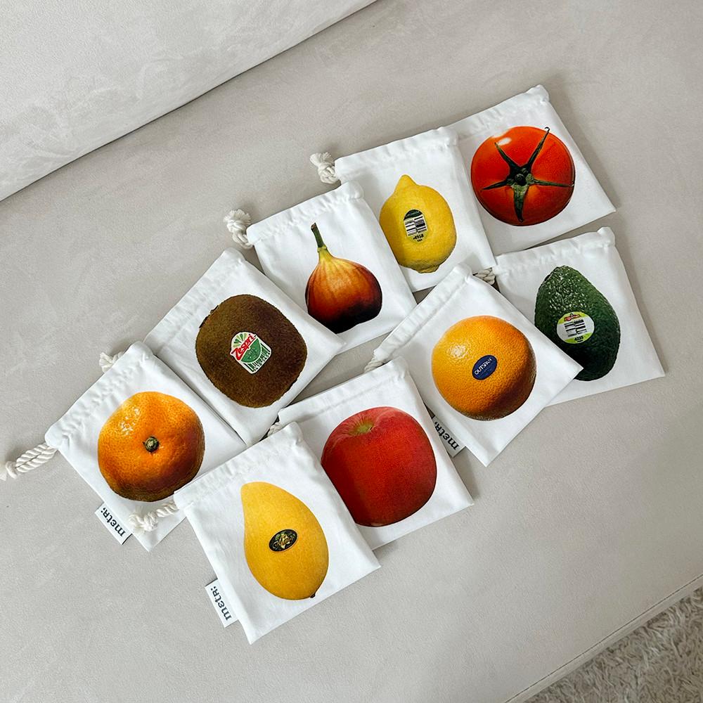 과일에 담다 파우치 복조리 조리개 mettre [매터]