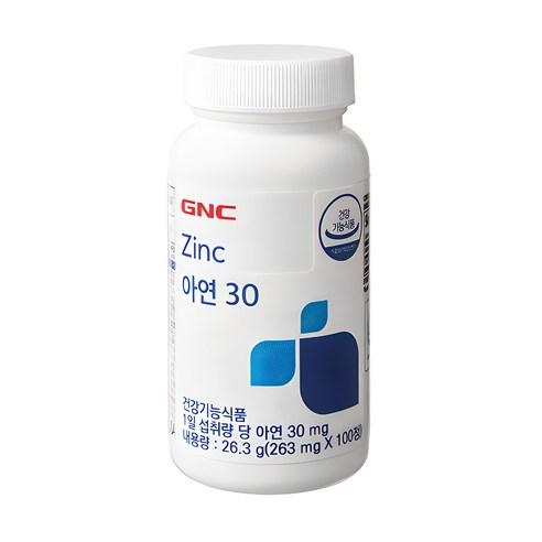 GNC 아연30, 100정, 26.3g, 1개 - 아연 | 쿠팡