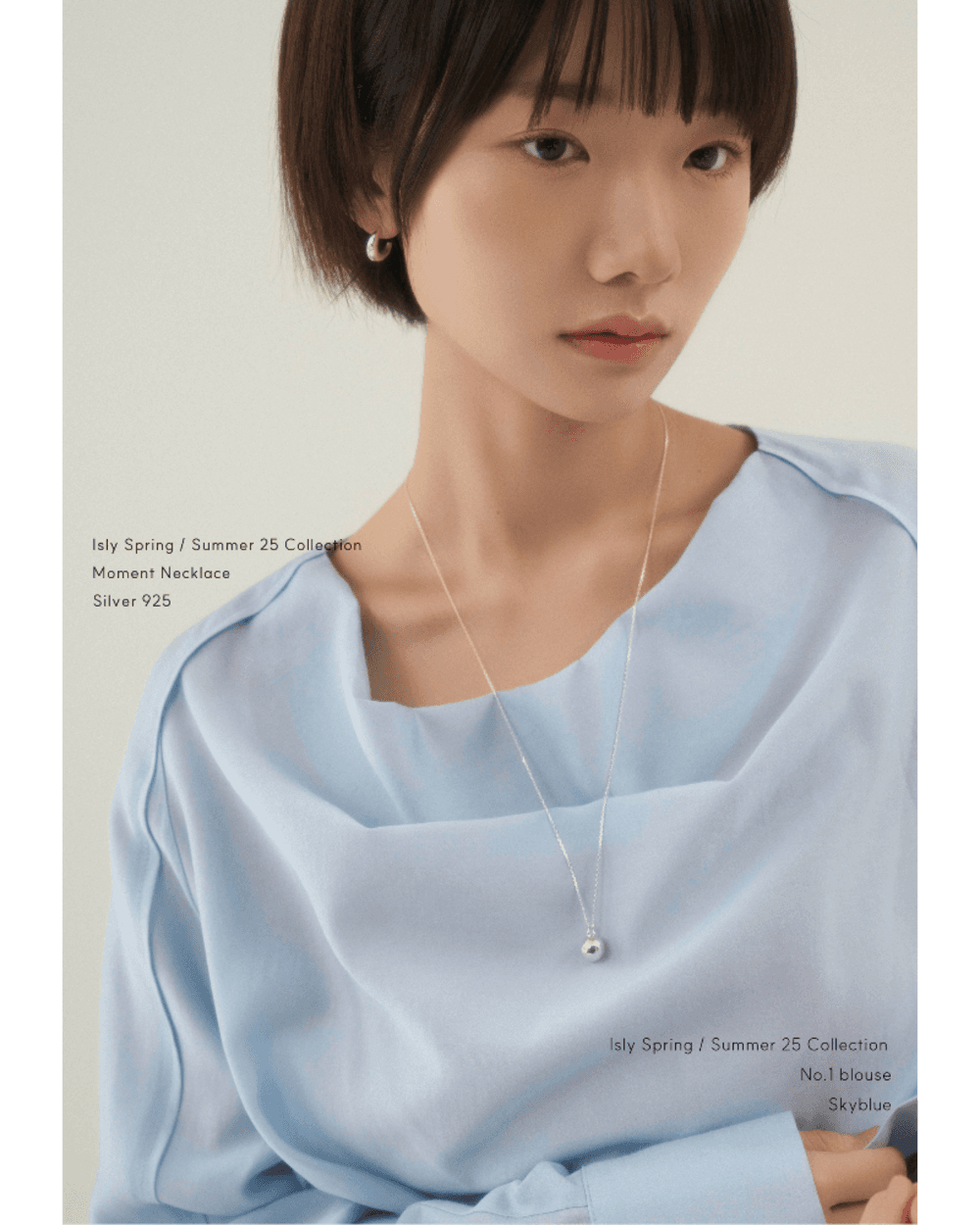 No.1 blouse (sky blue)