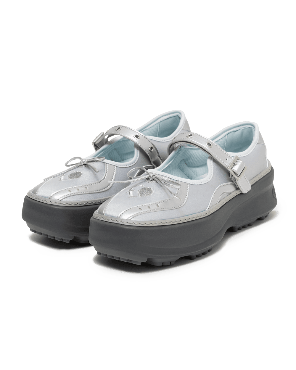 Glow stud maryjane_Silver