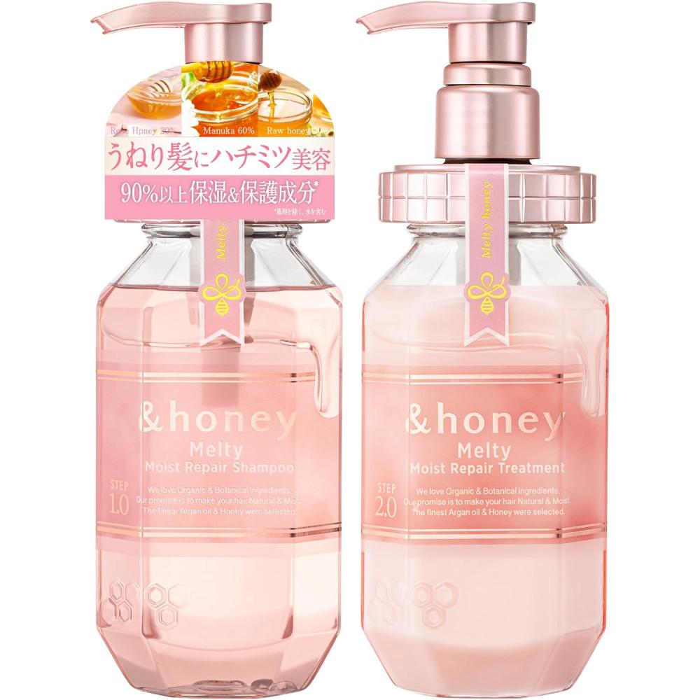 앤허니 샴푸 트리트먼트세트 멜티모이스트 일본앤드허니