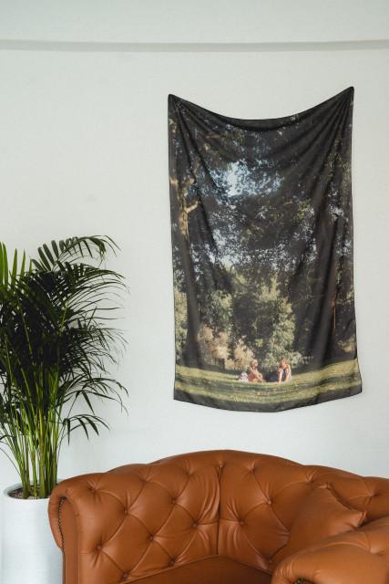 딥포레스트 쉬폰 패브릭 포스터 런던 공원