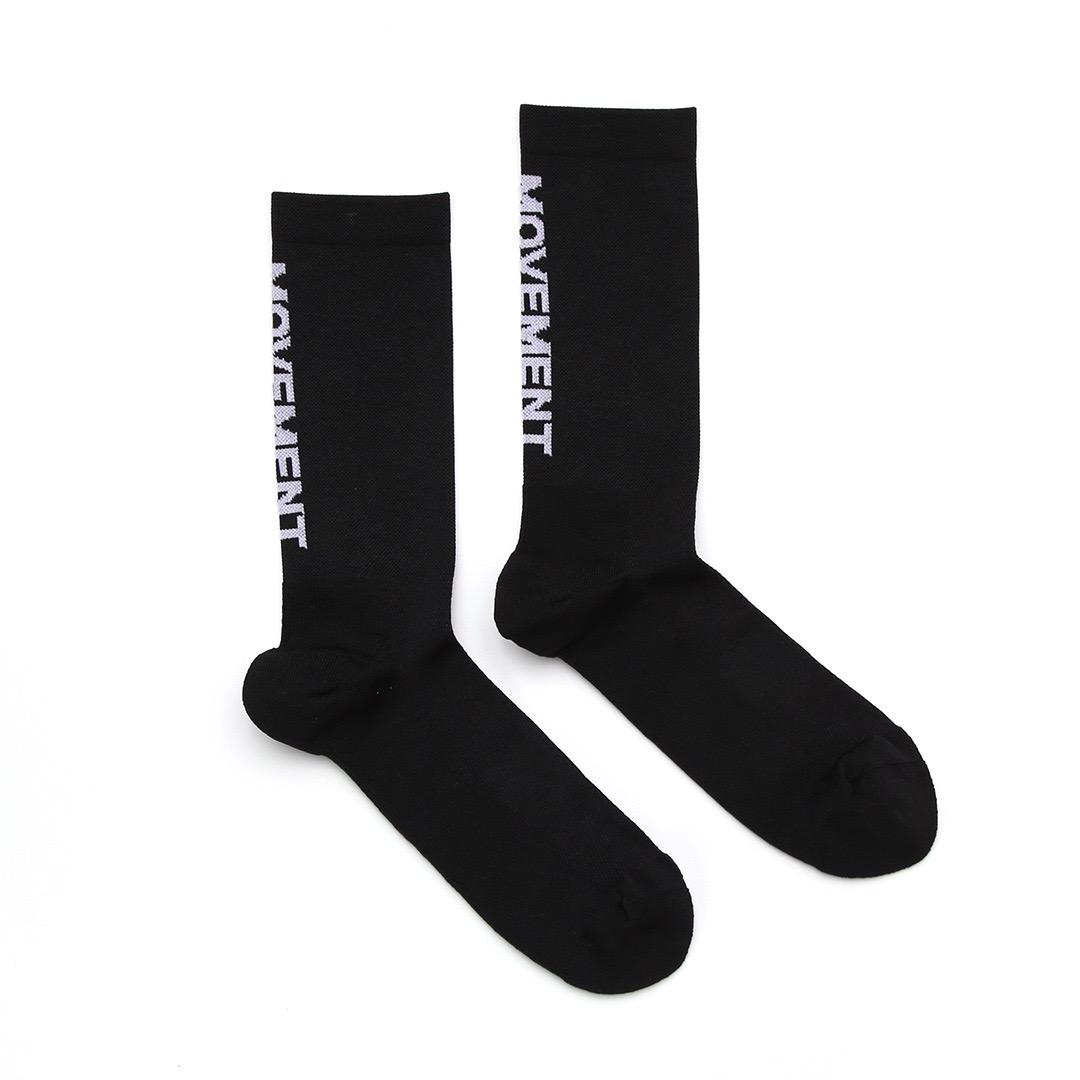 STP202-1 Running Socks V2: Black