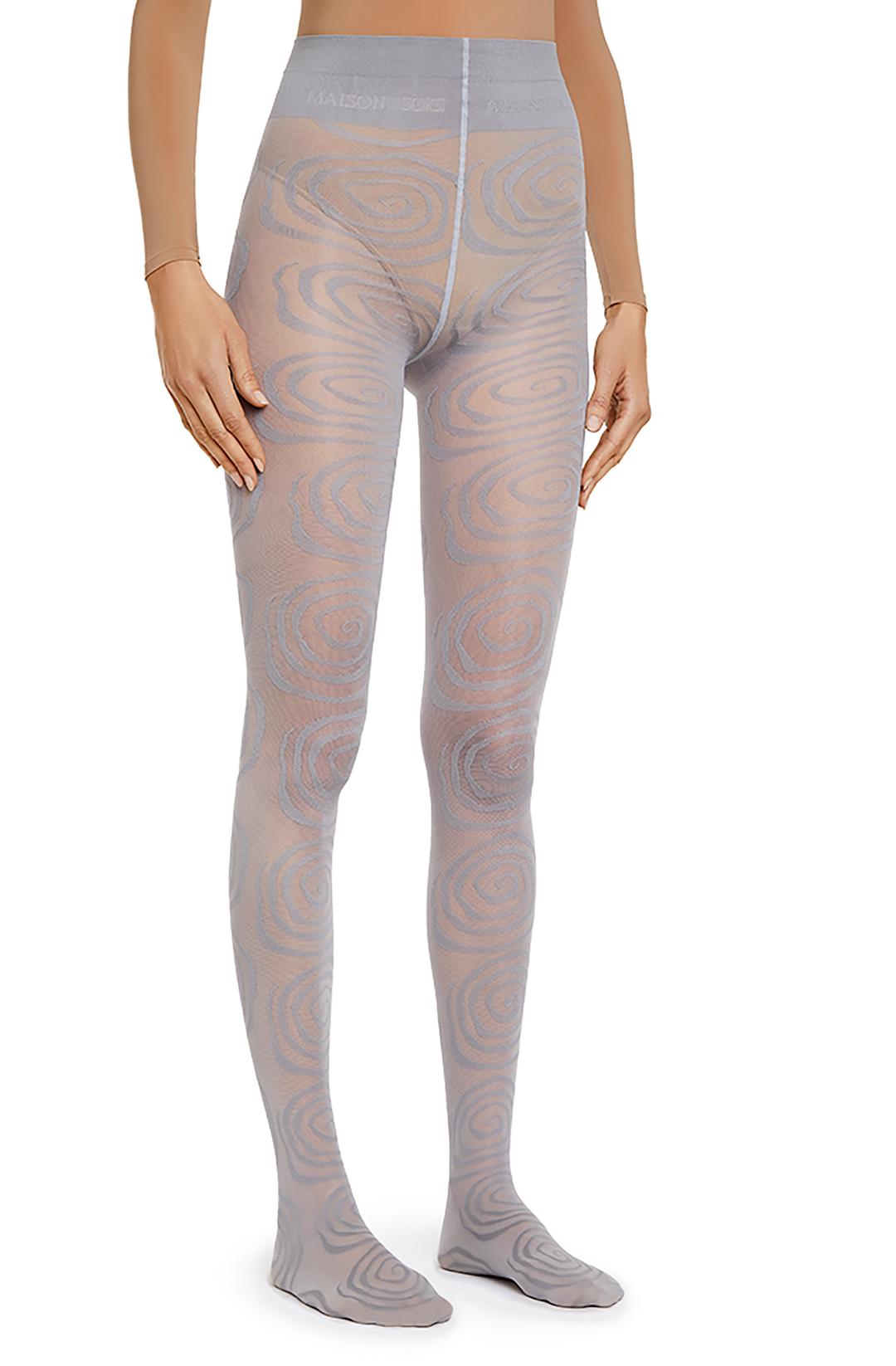 Super Wormhole – Light Grey Tights