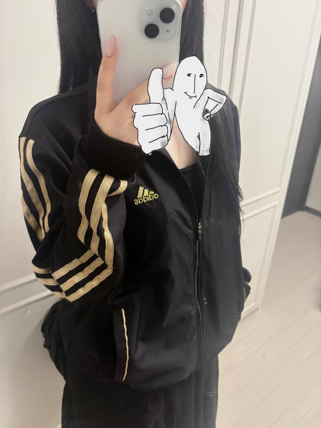 아디다스 골드 글리터 져지 | 후루츠패밀리