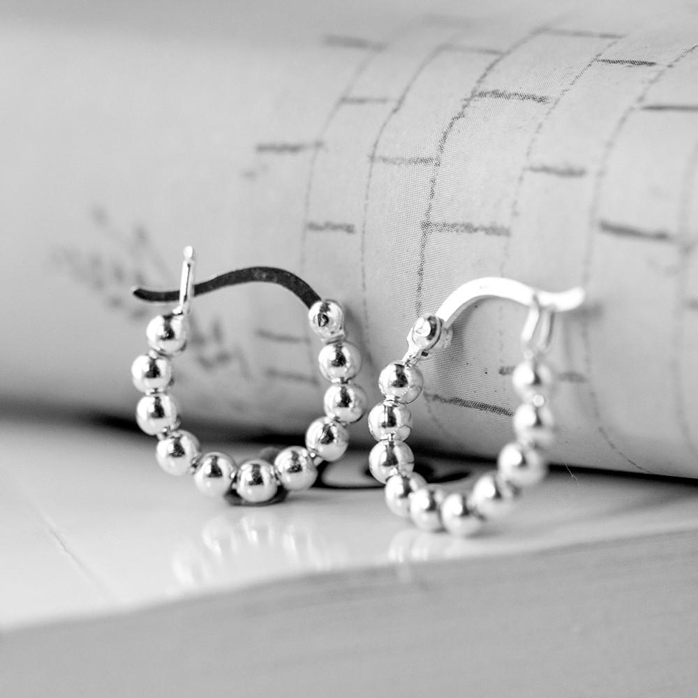 체루 실버925 3mm 실버볼 링 원터치귀걸이 은악세사리 주얼리