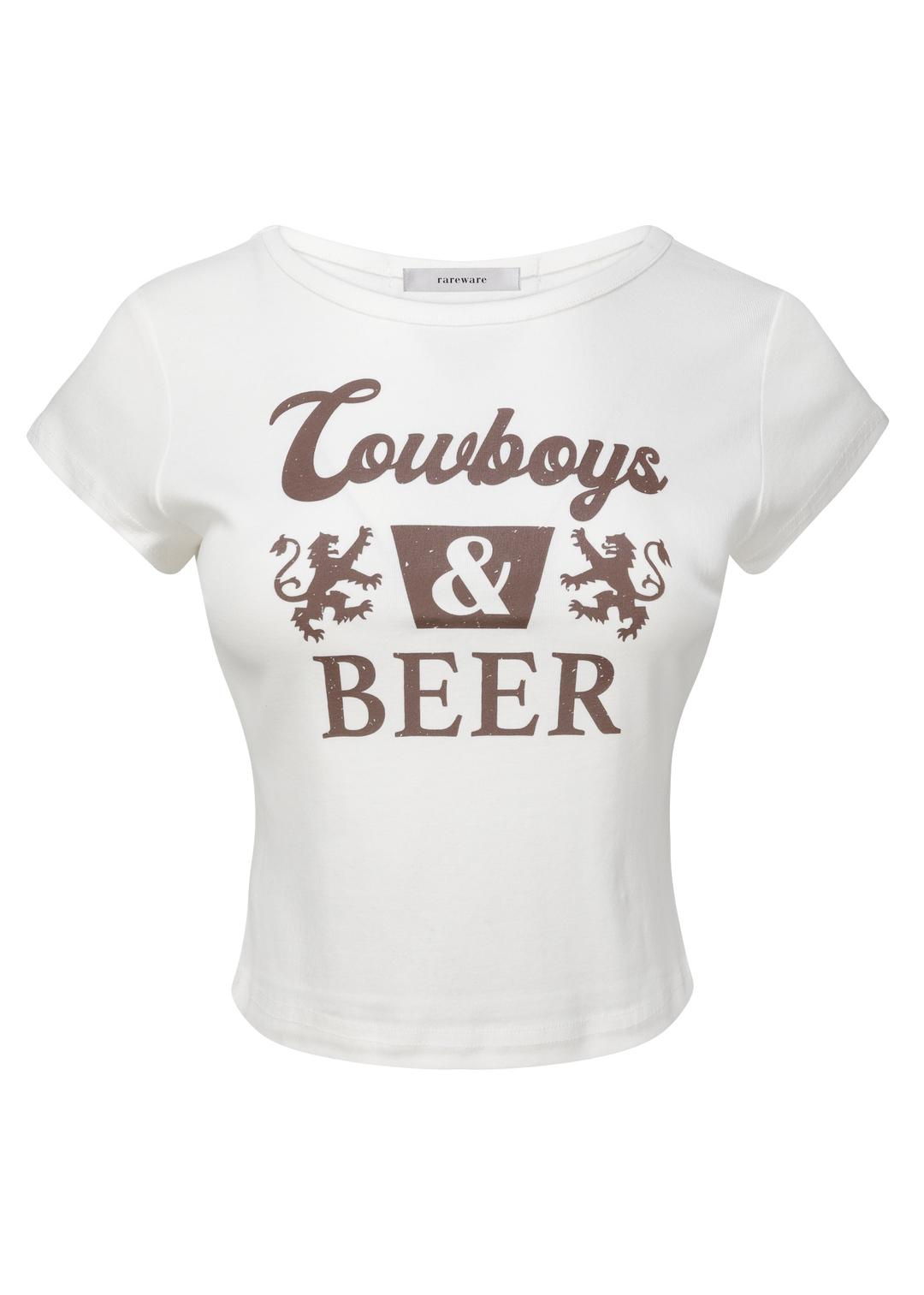 Cowboys & Beer Tee (White)