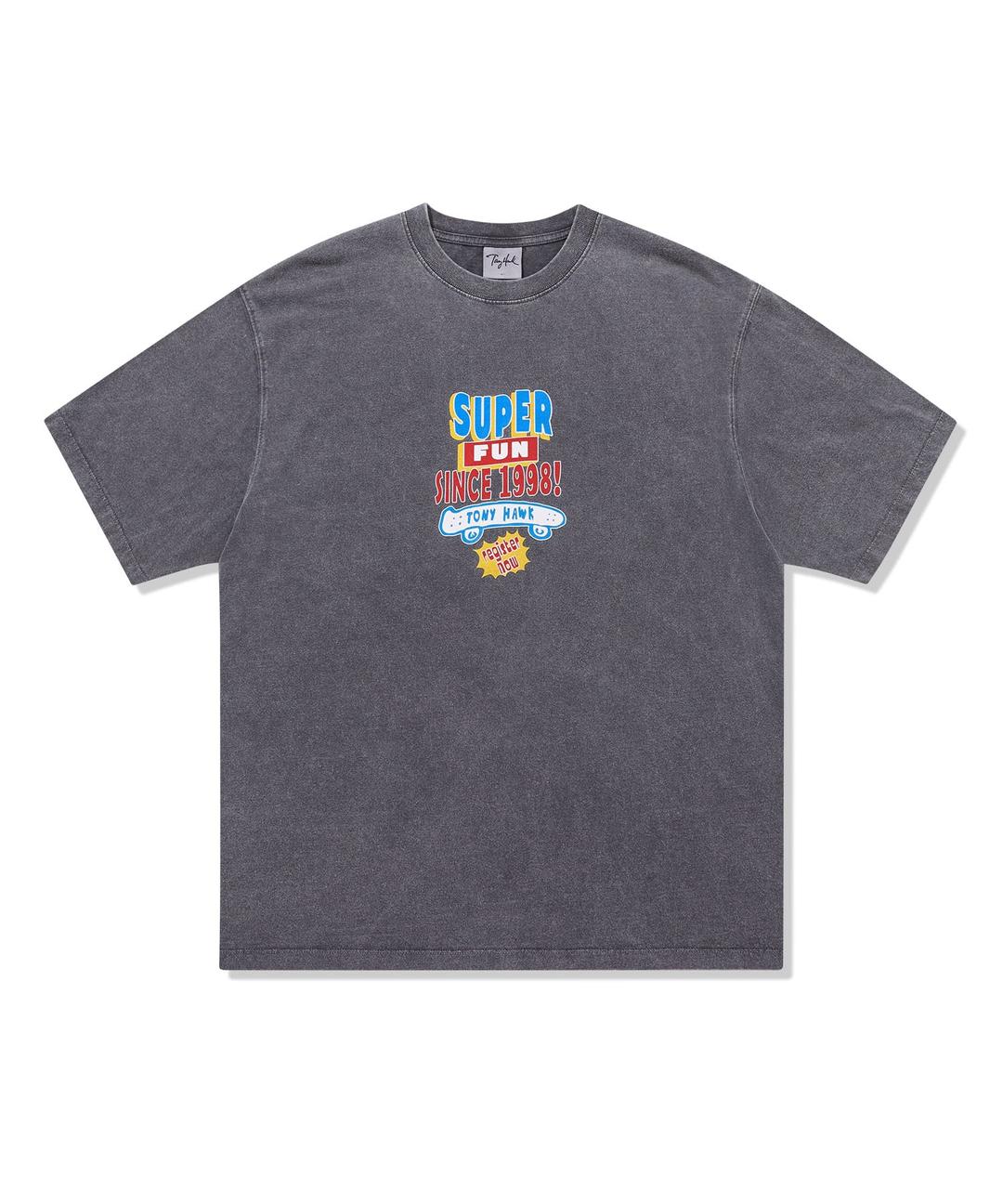 💝추석특가💝 스노우다잉 팝 그래픽 티셔츠 차콜