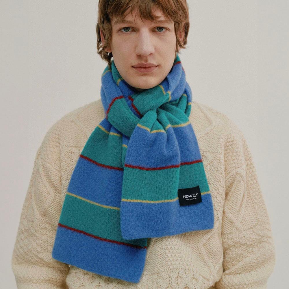 (U) COLLEGE SCARF (PBLUE LOVER)