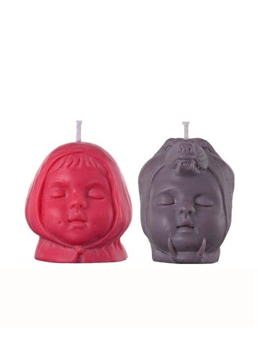 figure soy candle-Little red riding hood GIFT SET