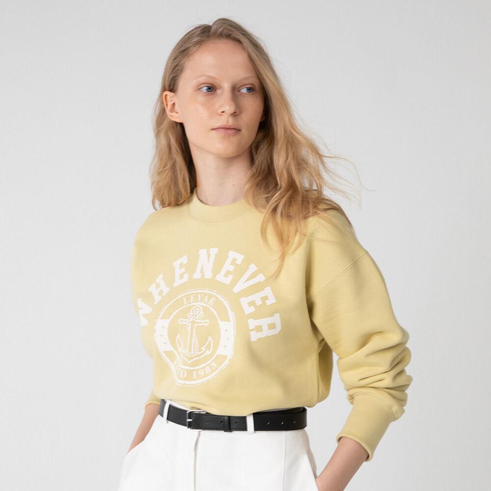 [정수정,이성경 착용] Whenever-print Sweatshirt - 3colors