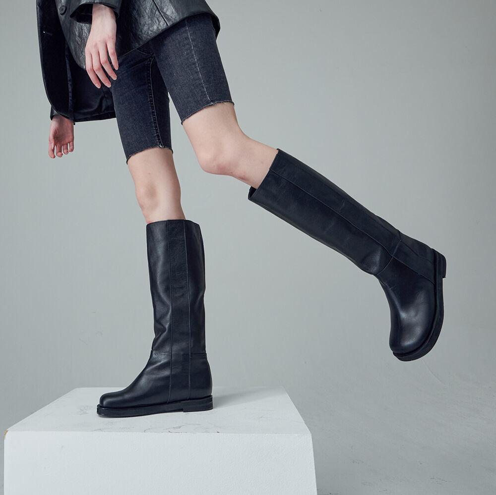 Bony long boots (Black)