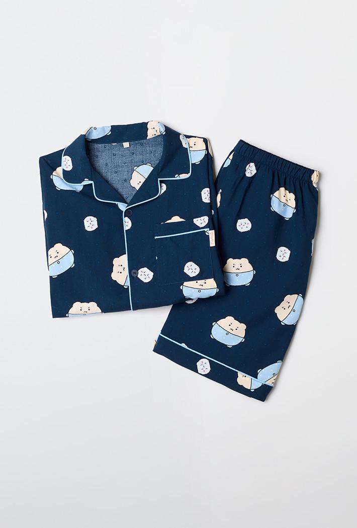 [망그러진곰] 망고미 반팔 파자마(NAVY)_SPPPG25U03