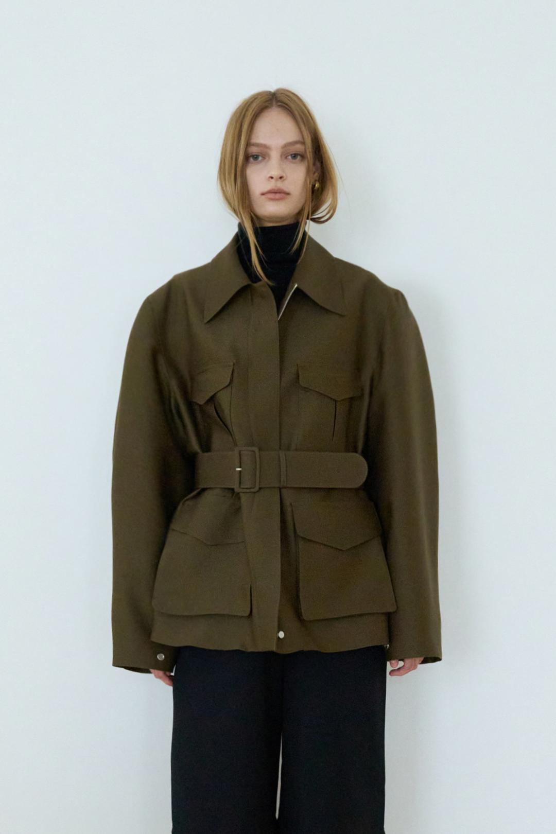 SANA WOOL SILK POCKET JACKET