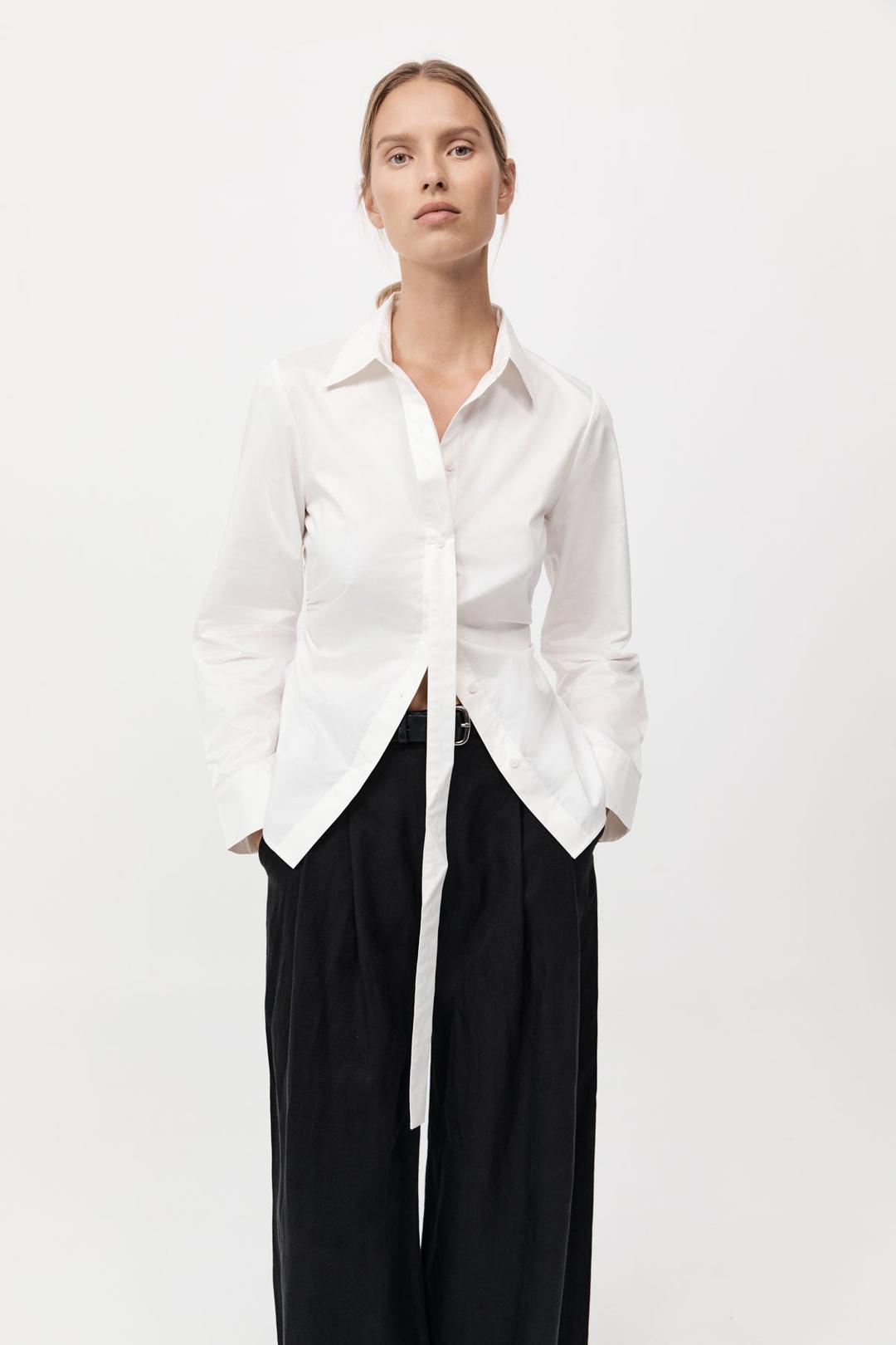 Deconstructed  Shirt - White - XXS