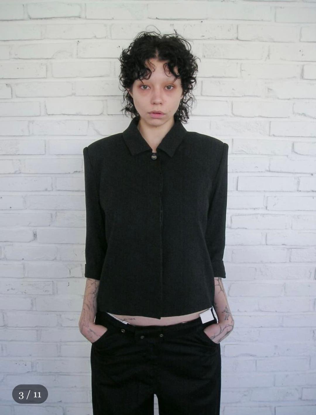 애옹쓰 카프리 자켓 블랙 | 후루츠패밀리