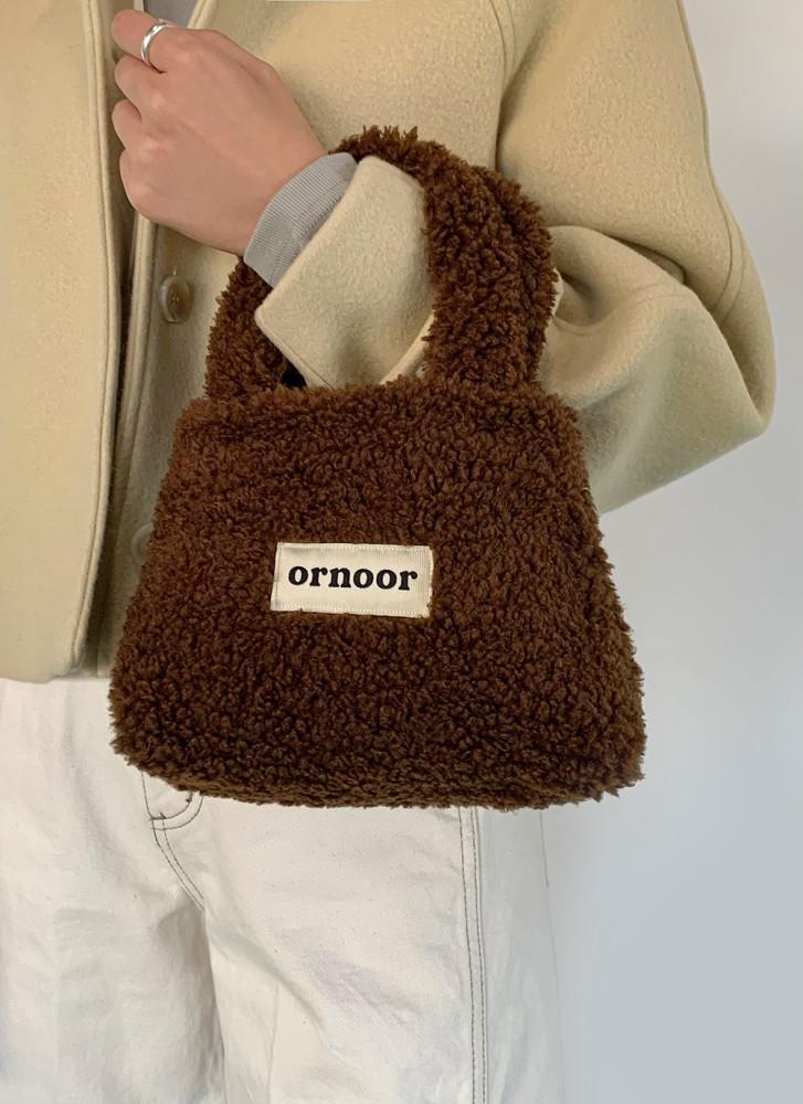 [ornoor] 오르누르 뿌뿌 뽀글이 양털 미니백