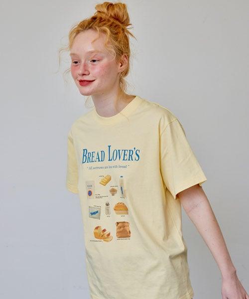 Bread Recipe Tee [Light Yellow]