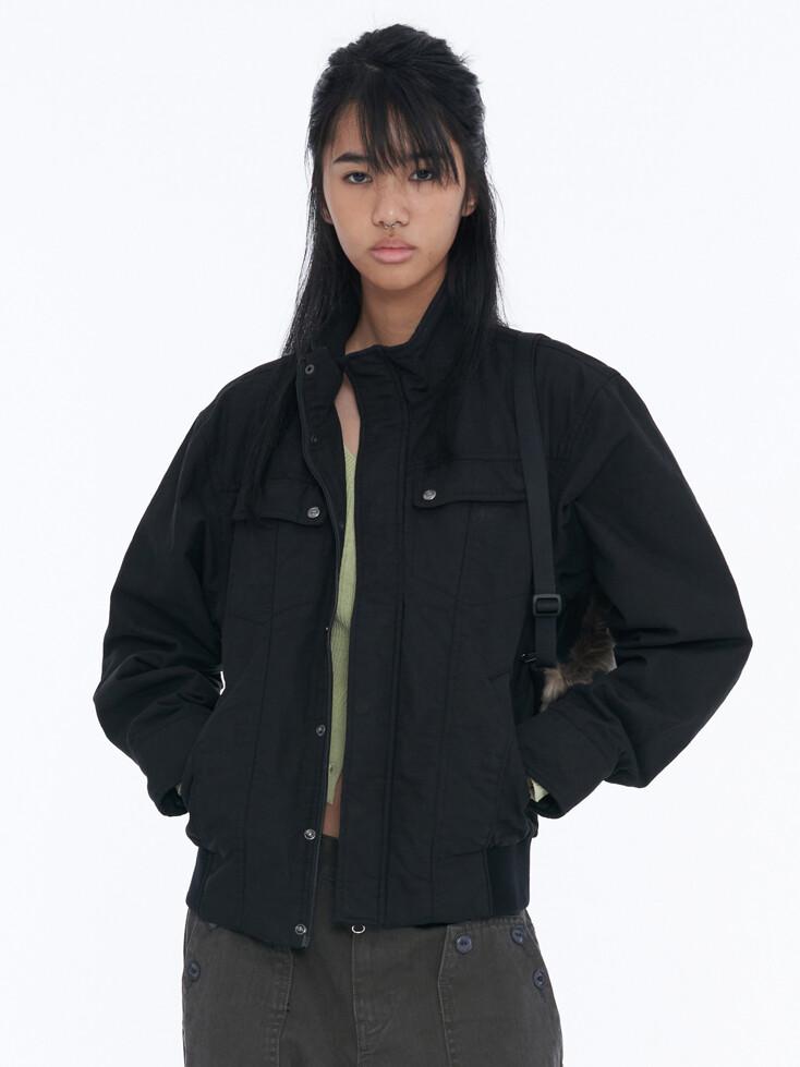 (25FW) Washed Everyday Jacket Black